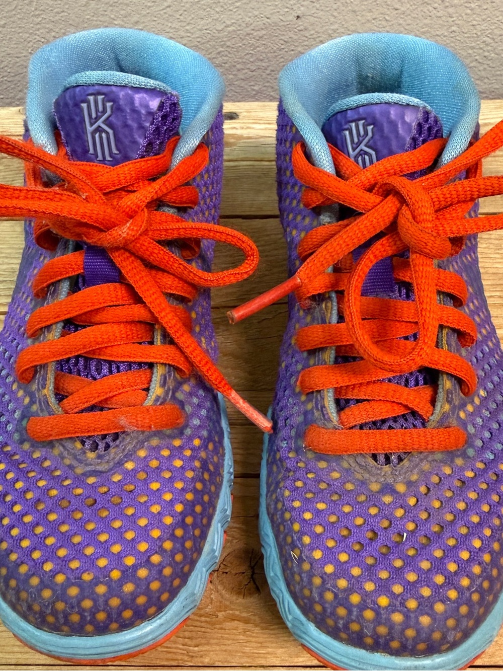 Nike Kids Purple & Orange Sneakers
